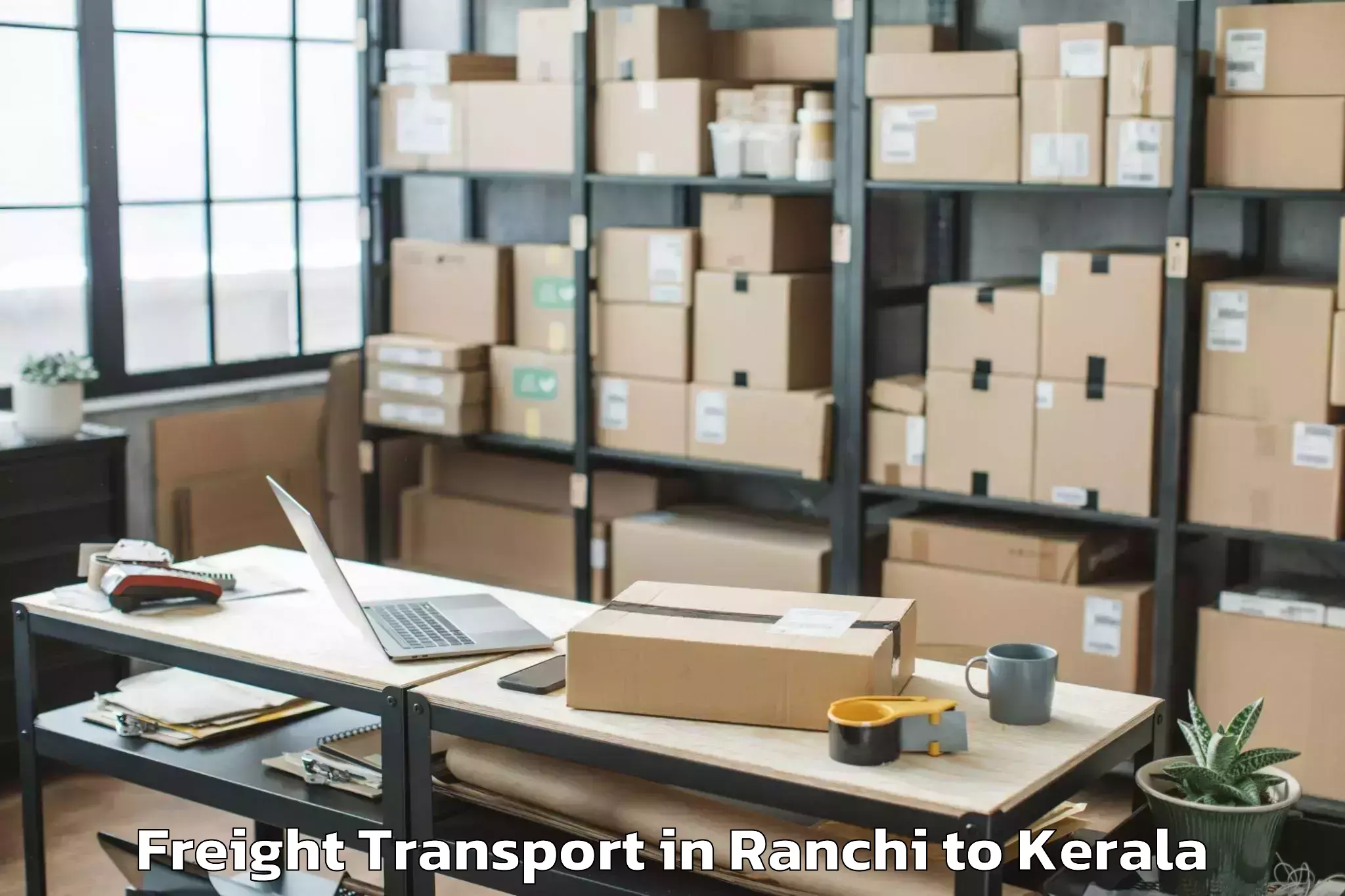 Professional Ranchi to Triprayar Freight Transport